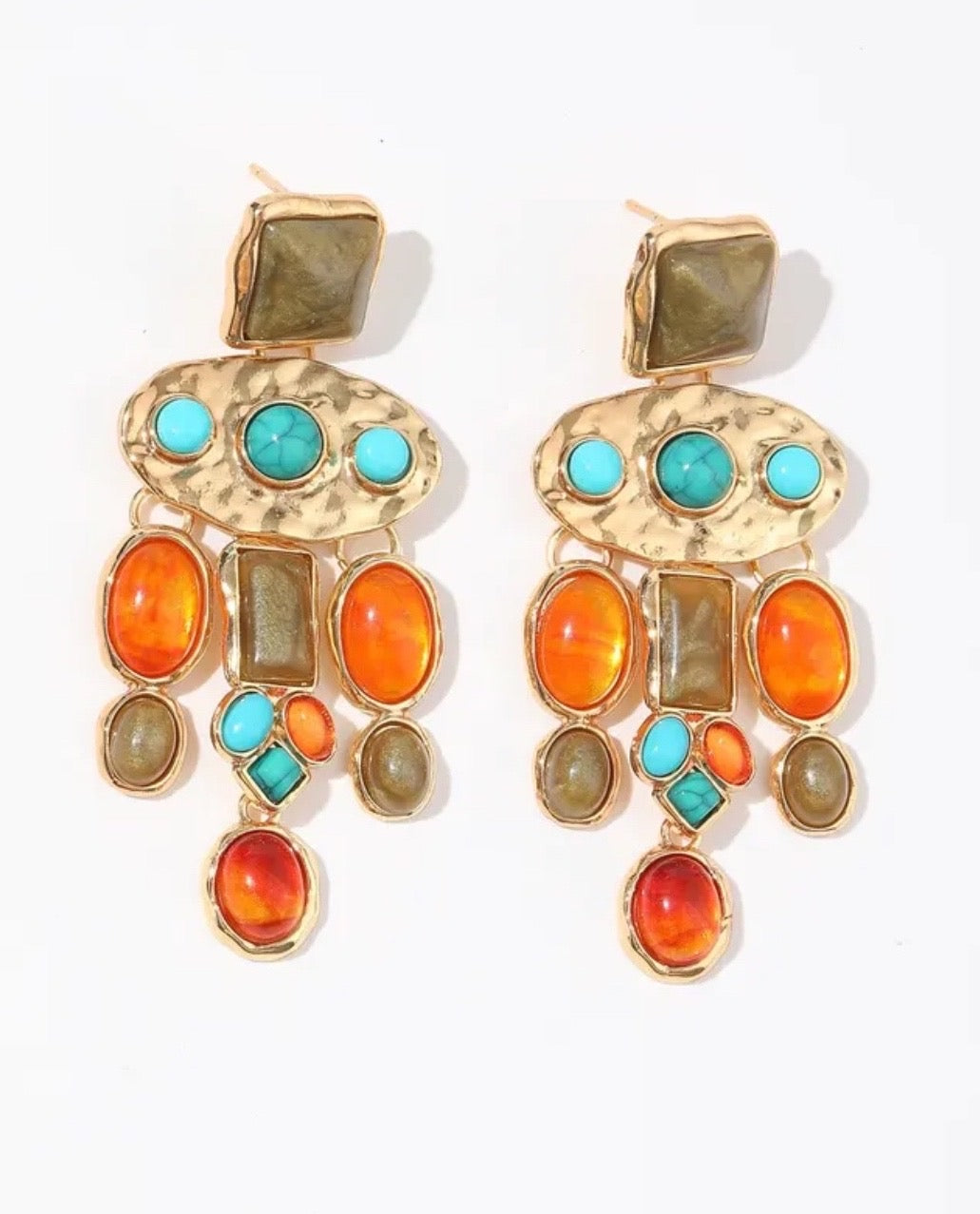 Boho Stone Style Earrings BLACKFRIDAY